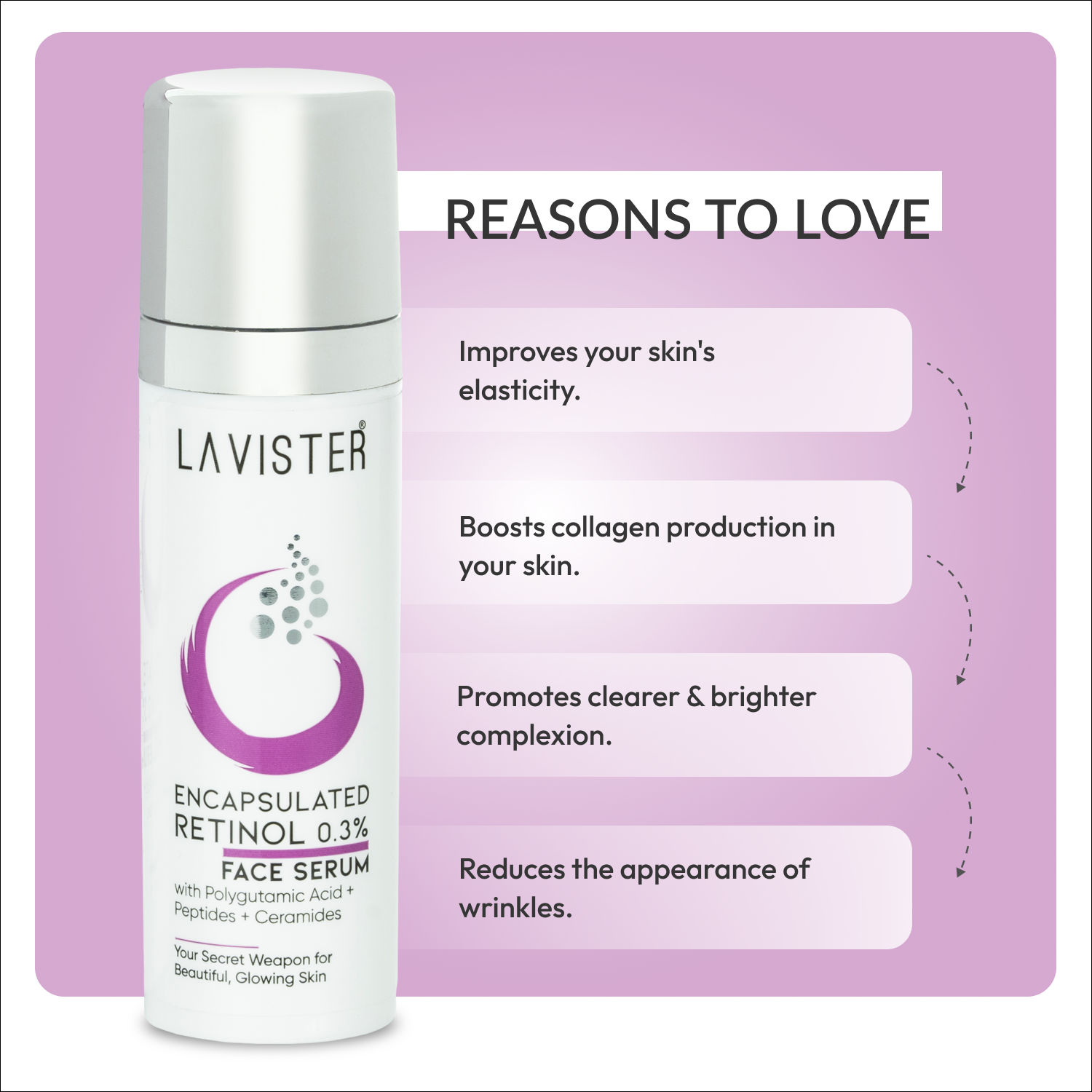 Fight signs of aging with our #1 Retinol Face Serum. Order now!