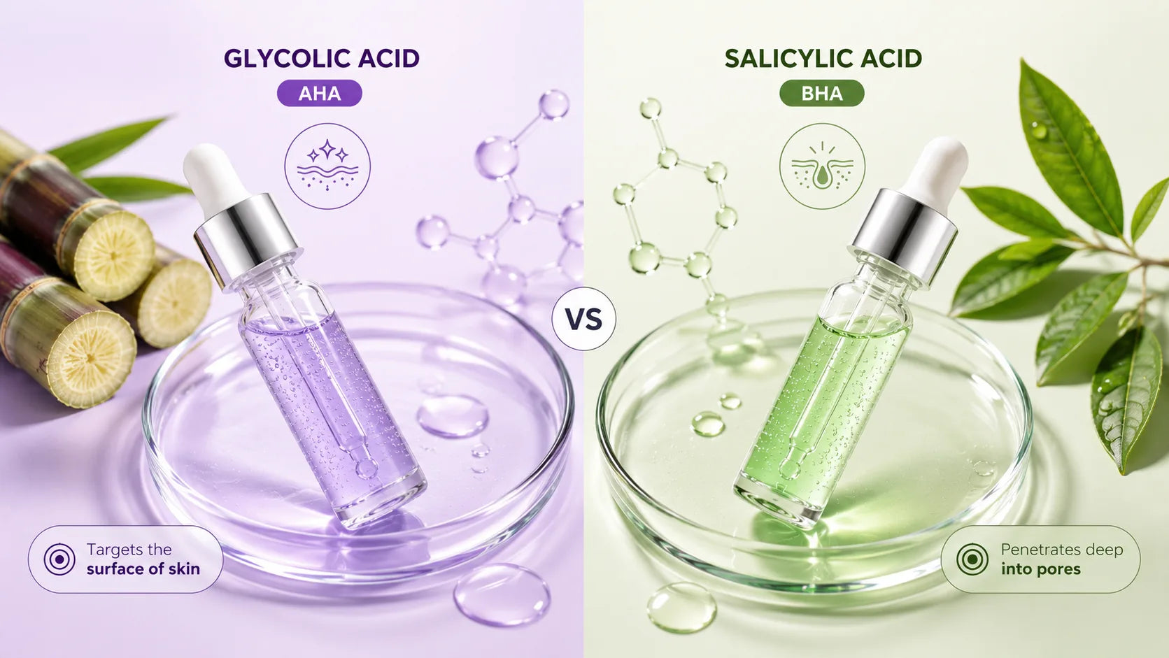 Glycolic Acid vs Salicylic Acid