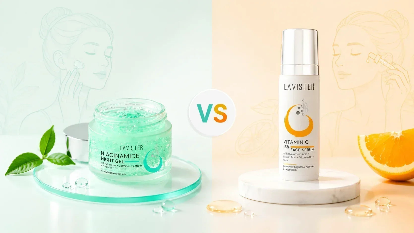 Niacinamide vs Vitamin C