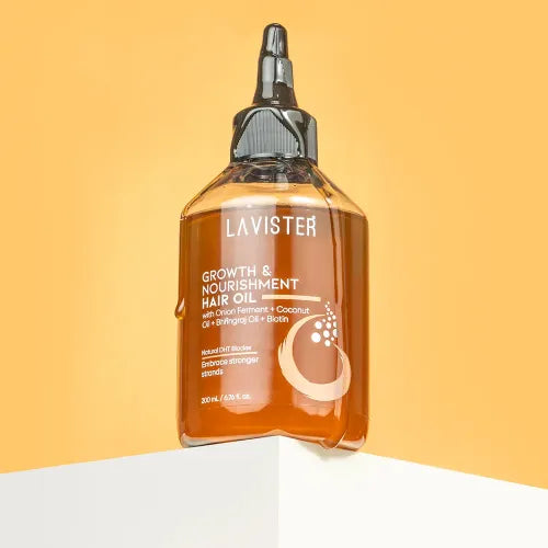 Growth & Nourishment Hair Oil by Lavister for Healthy, Lustrous Hair - Shop Now