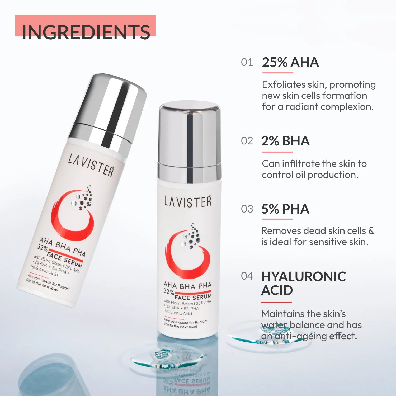 AHA BHA PHA Face Peel by Lavister to Improve Skin Texture – Buy Now for Flawless Skin