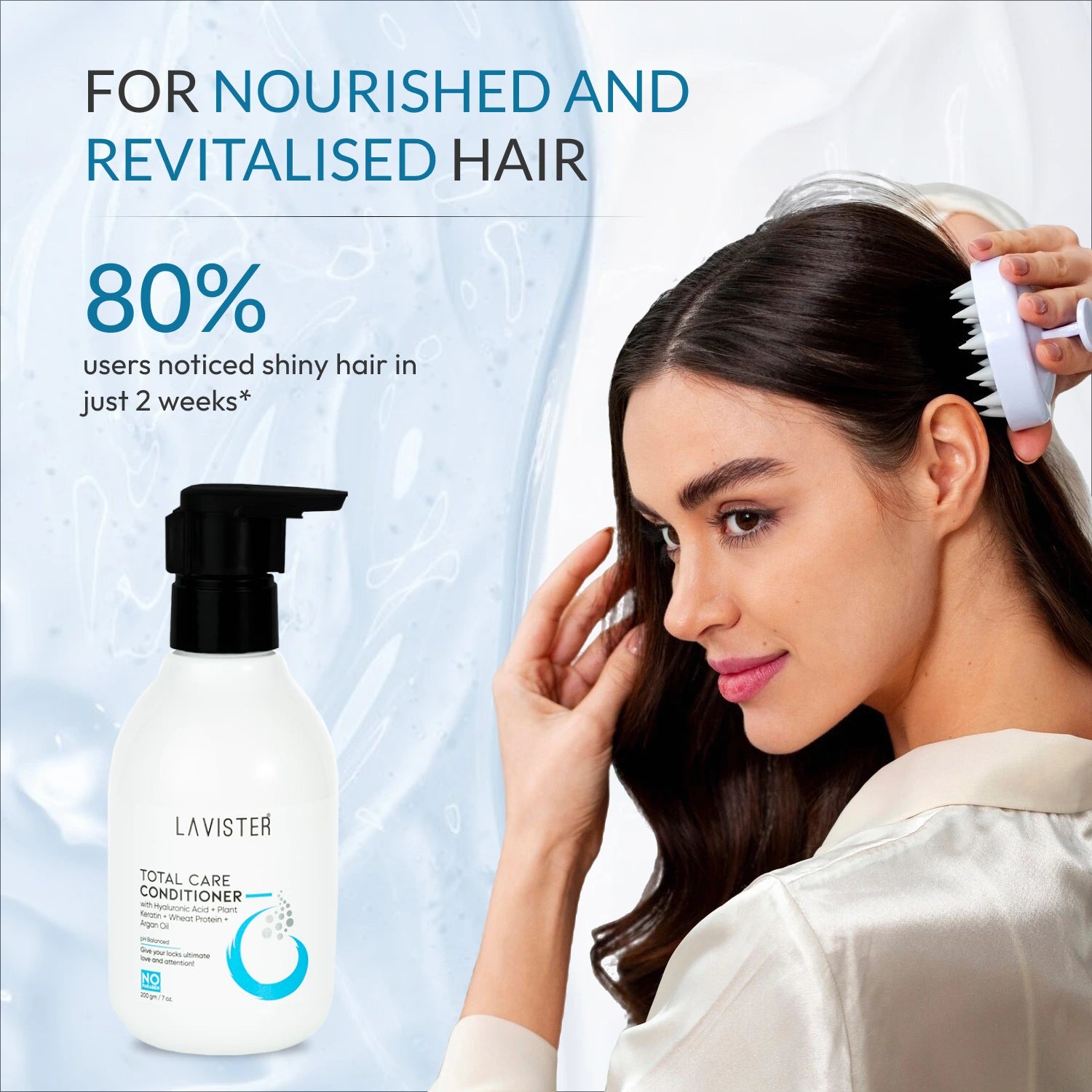 Pamper your hair with Lavister's Total Care Conditioner for luxurious & smooth hair at best prices.