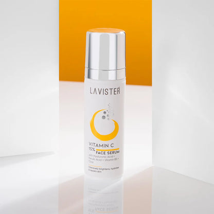 Boost skin radiance and improve texture with Lavister's Premium Vitamin C Face Serum. Buy now!